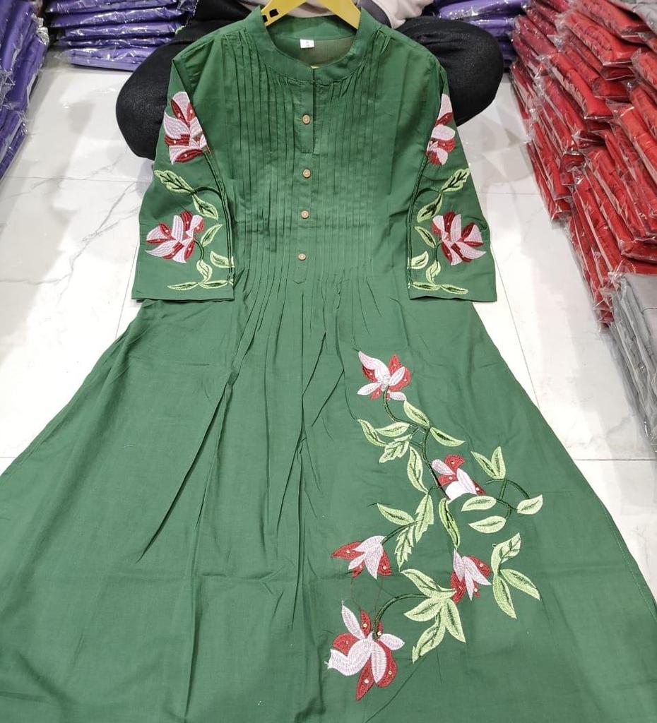 Indian Pakistani Salwar Kameez Kurti Pant Set Party Wear Designer Top Tunic Kurta Cotton