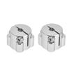 2Pcs D Bore Clamp Aluminum Alloy High Load Clamping Collar for Connecting Shaft Column 14in Center