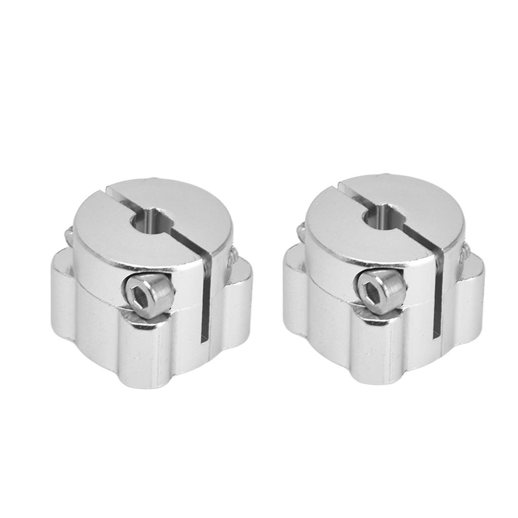 2Pcs D Bore Clamp Aluminum Alloy High Load Clamping Collar for Connecting Shaft Column 14in Center