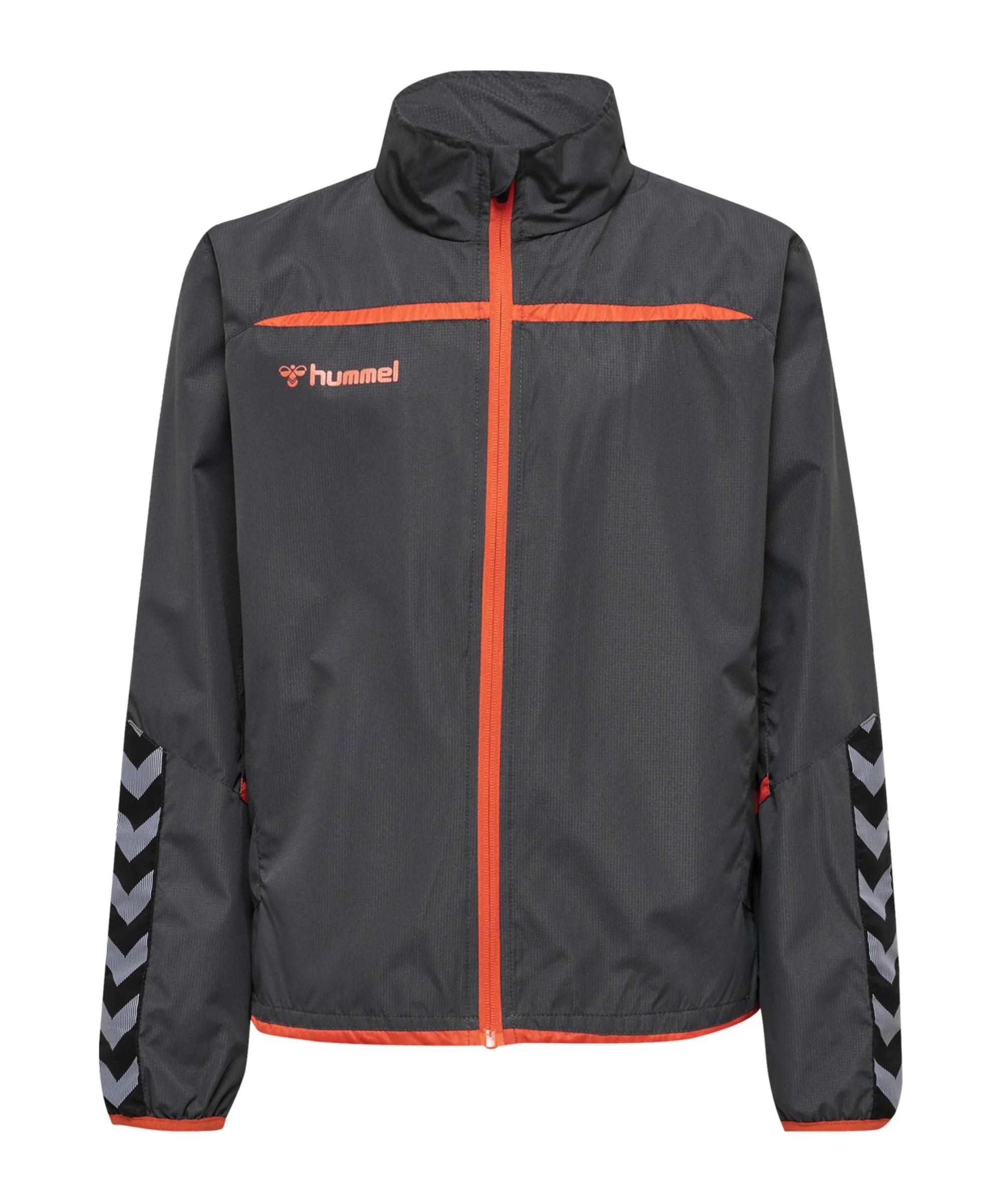 Hummel Grau Kinderjacke Hmlauthentic Training - Bild 4