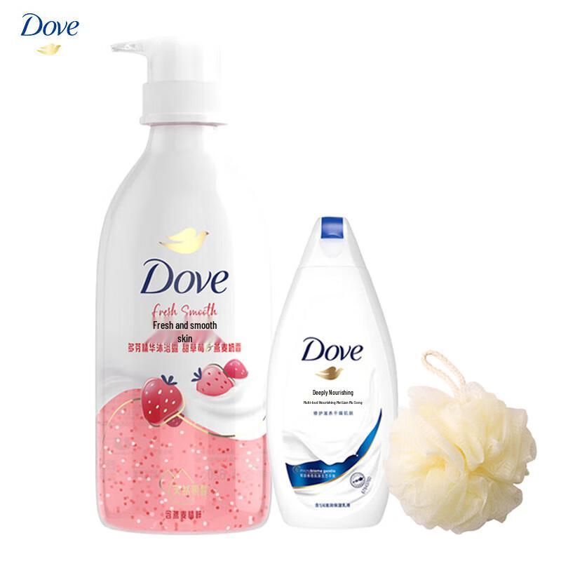 

Dove Sweet Strawberry & Oat Milk Shower Gel Set
