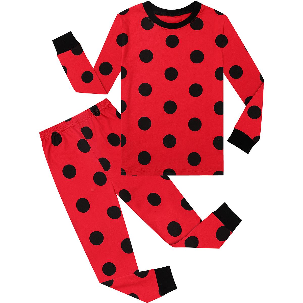 Ladybug Costume for Girls Toddler Kids Lady Bug Cosplay Polka Dots Clothes Set Carnival Party Stage Performance Clothing 3-8Y 5 Years
