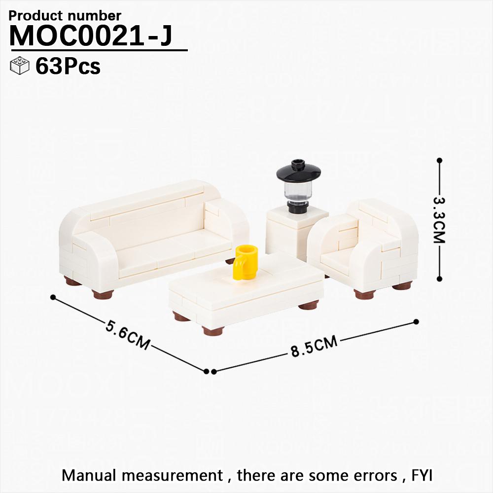 

Серия Город Строительные блоки Детская игрушка Мебель для гостиной и спальни Диван Журнальный столик Прикроватная тумбочка Модель ребенка Для детей Подарок MOC DIY