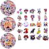 Colorful And Playful Digital Circus Stickers 60 Adhesive Stickers Assorted Shapes Perfect For Car Styling