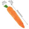 Pet Dog Toy Carrot Plush Toy Vegetable Chew Toy Pet Sound Playing Toy  Accessories Dog Toy for Small Medium Large Dogs Universal