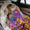 FNAF Golden Freddy Birthday Flannel Blanket Soft Warm Skin-Friendly Nap Throw For Office Home Sofa Bed Cover Travel Camping