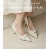 Internet Celebrity Super Soft Elegant High Single Shoes Wind Shu High Heels French Elegant Fairy Small