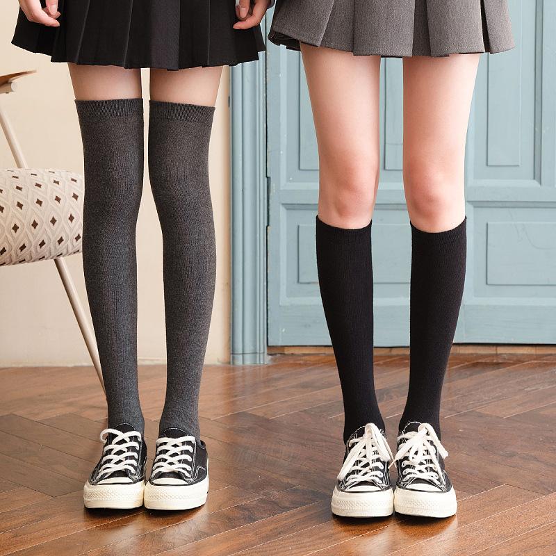 Ladies Calf Socks Lolita Jk Socks Student Stockings Autumn And Winter Skinny Leg Socks Pressure Knee Socks