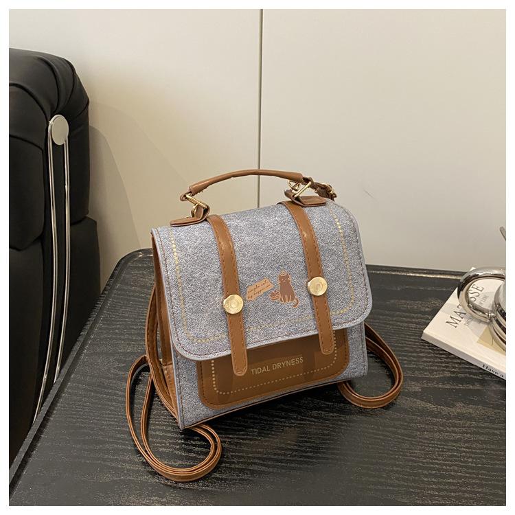 Schoolbag backpack 1011 autumn new college style backpack Korean version niche design fashion street trend casual schoolbag