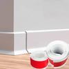 1 pièce 1 m / 78,74 pouces de large Plinthe Flexible Fabriquée en PVC Souple Ligne de Plinthe, Ligne de Plinthe de Sol en Plastique, Décorative Auto-Adhésive