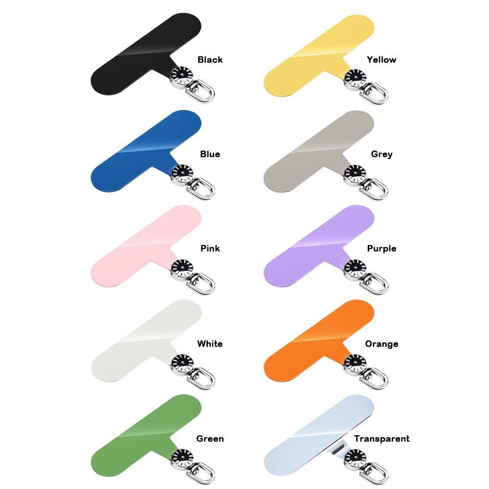 TPU-telefon-lanyard-lappeklips 360 ° roterbar hengende ledning Tether-tapper Koble til