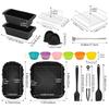 L8RE Nonstick Air Fryers Silicone Liners Dehydrator Racks Baking Paper Airfryers Accessories Quick Meal Preparation Tool
