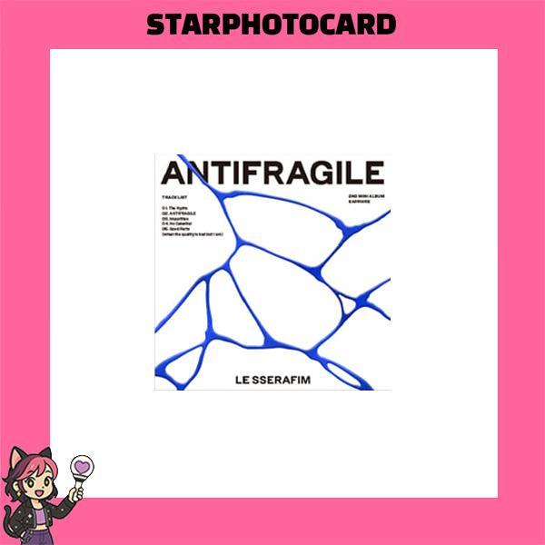 [Ready Stock] (Le Sserafim) - 2 [Antifragile] (Compact Ver.) BLUE