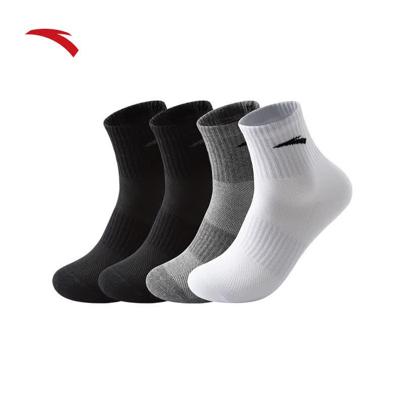 Anta 4-Pair Performance Crew Socks One Size