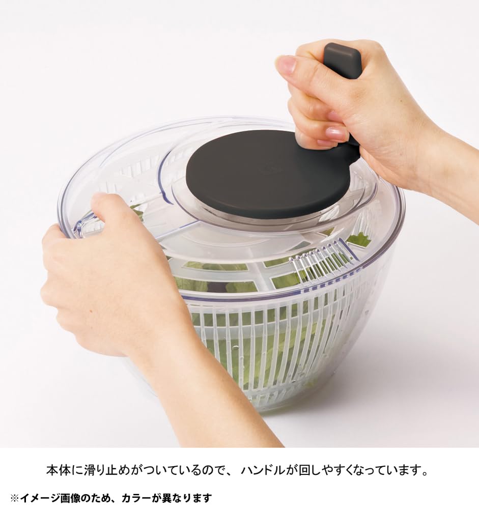 World Create Salad Vegetable Made In 21cm Diameter X 14cm Small Perfect for Noodles and Salads Spinner, Small, Easy-to-Clean Drainer, Mini, Japan,