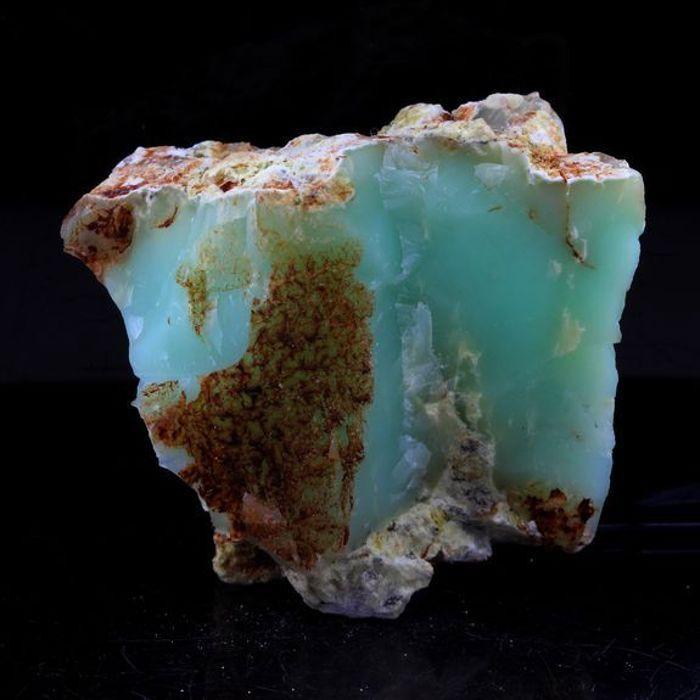 Chrysoprase - Lipecki Dol - 140.0 ct - Certificat d'authenticité - Quartz naturel - Gris