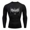 Y2K Compression Shirt Men Fitness Gym Skeleton Sport Running T-Shirt Rashgard Tops Tee Quick Dry Short Sleeve T-Shirt For Men