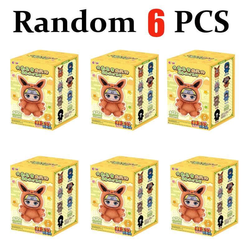 Hot Naruto Itachi Sasuke Kakashi Gaara Series Blind Box Trendy Toy Figure Plush Pendant Collection Birthday Present