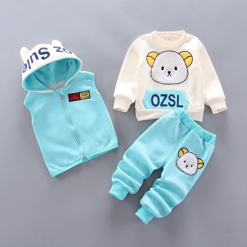 Autumn Baby Girls Clothes Hoodie+Pant Outfit Kids Costume Suit Infant Clothing for Baby Warm Sets