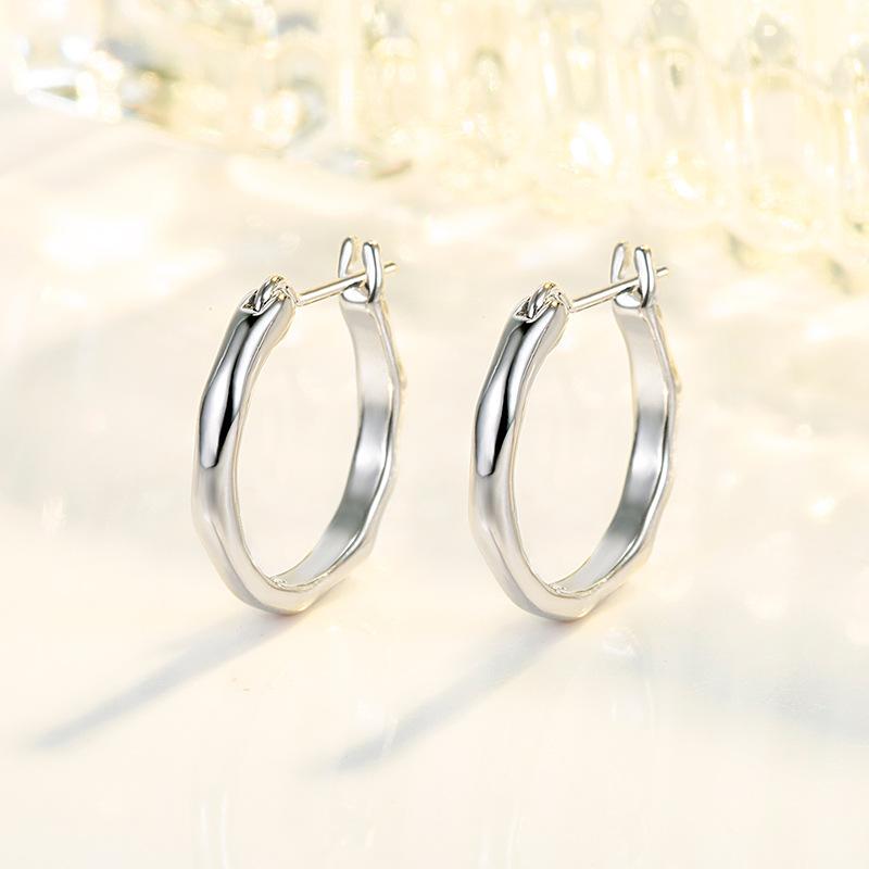 New 925 Silver Heart Stud Earrings Fashion High Quality For Women's Wedding Fine Jewelry Accessories Party Gifts