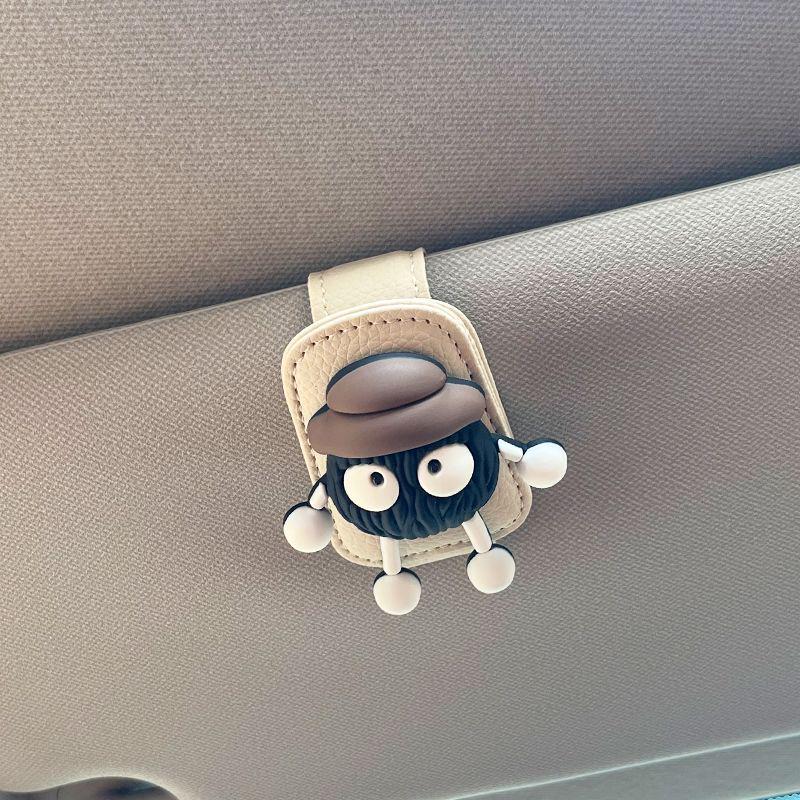 Multi-functional Car Sun Visor Sunglasses Holder Clip