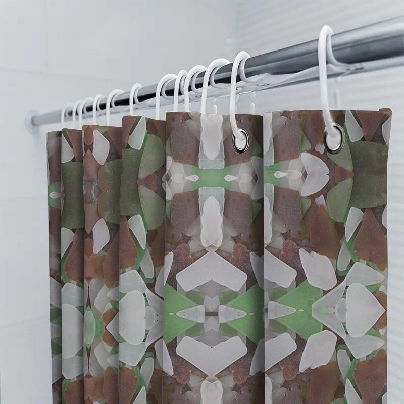 Kaleidoscope Pattern Shower Curtain For Bathroom Decoration Modern Home Decor