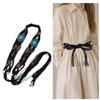 Cowgirl Cowoy Belts Bohemian Braided Belt Vintage Tie Belt for Girls Women