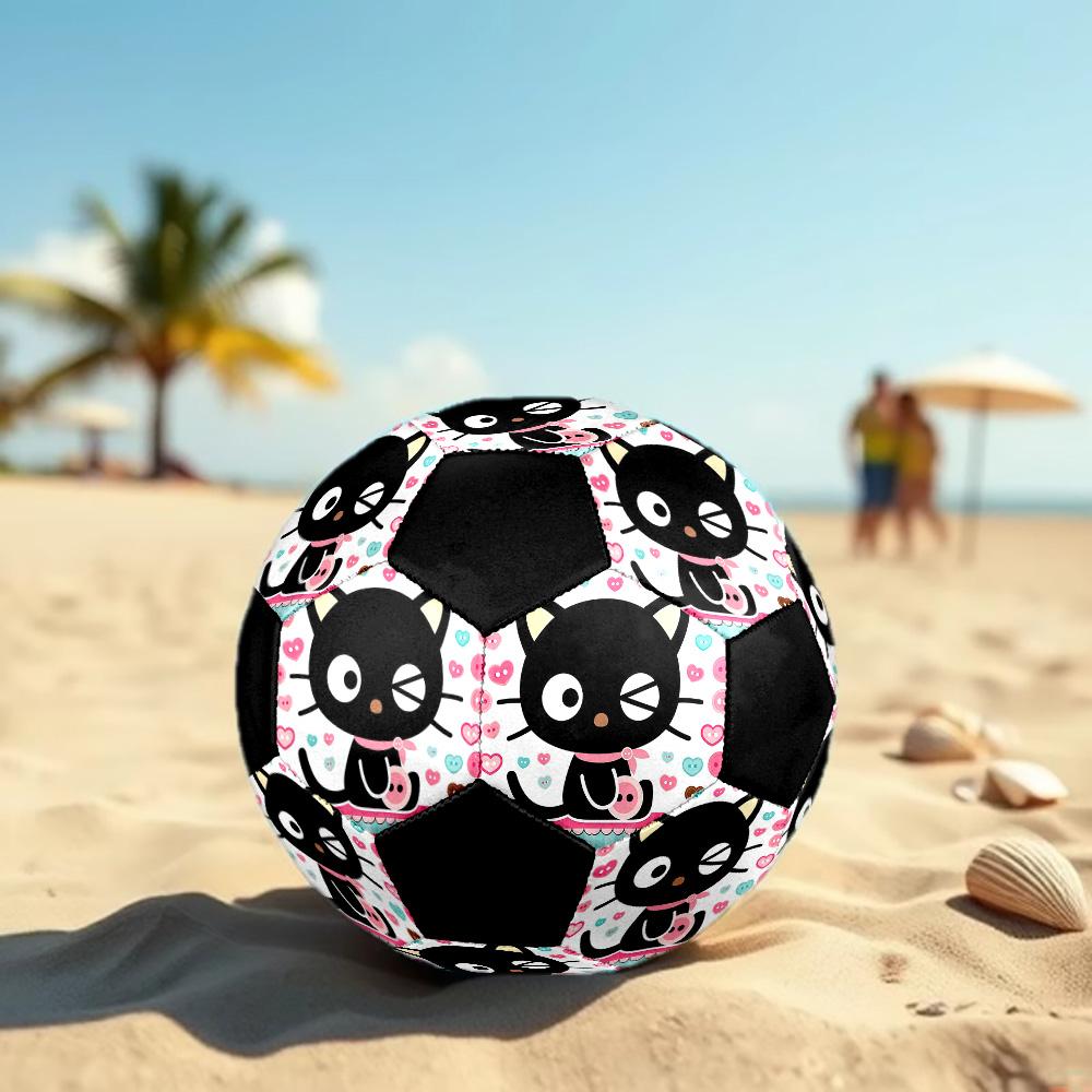 Chococat Soccer Ball Colorful All Ages Machine Stitched PVC Competition Ready Durable High-Bounce.SIZE5