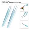 LIANHATA Precision Stainless Steel Tweezers with Perfect for DIY Crafting Tsumami False Plastic and More 2-Piece Caps, Crafts, Zaiku, Eyelashes,