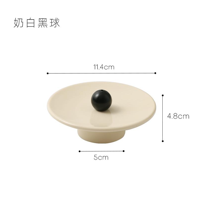 Cremefarbener Räucherstäbchenhalter Räucherständer Zeremonie Aroma Diffusor Kreatives Dekorationselement