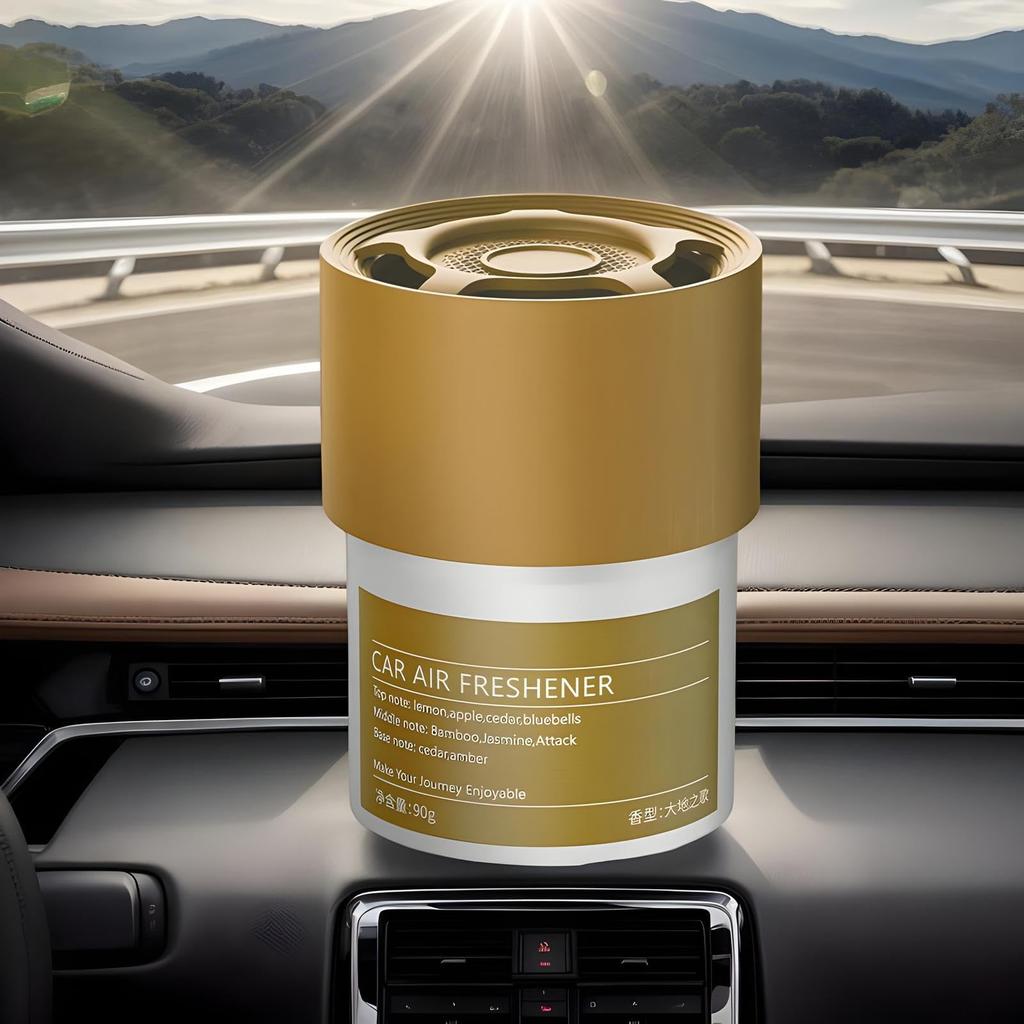 Car - Solid Car , Scent, Car Smell, Lasting Odor Eliminator for Gym, Home, Toilet, Closet, Garage