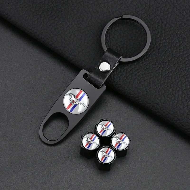 Nieuwe 2026 Auto Sticker Metaal 3D Auto Sleutelhanger Renpaard Embleem Badge Sleutelhanger sleutelhanger Sleutel Ketting voor Ford Mustang Shelby GT 350