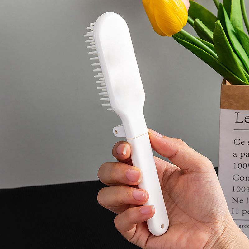 Foldable Hair Comb Portable Detangling Soft Hair Brush Anti Static Head Scalp Massage Travel Pocket Comb Hair Styling Barber