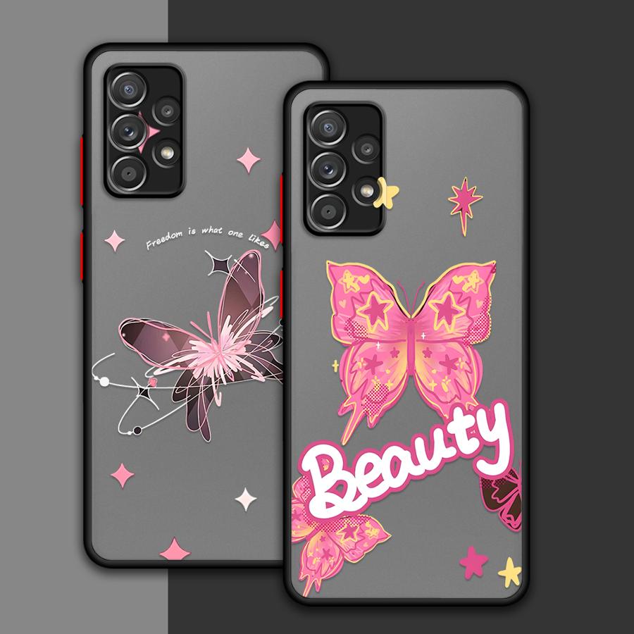 Beautiful Butterfly Art Phone Cover Case for Samsung Galaxy A73 A33 A14 A23 A54 A53 A16 A15 A56 A55 A35 A34 A36 A17 A52 A52S A72