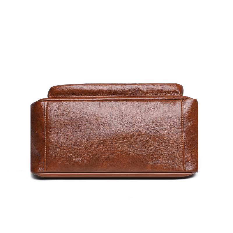 Bolso de hombro de gran capacidad para mujer, bolso de mano de PU, bolso de mano