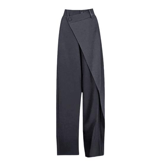 High Waist Women Pants Straight Wide Loose Fit Leg