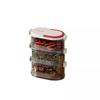 New Stackable Seasoning Box Set Space-saving Design Portable Storage Box Kitchen Dual Layer Sealed Box