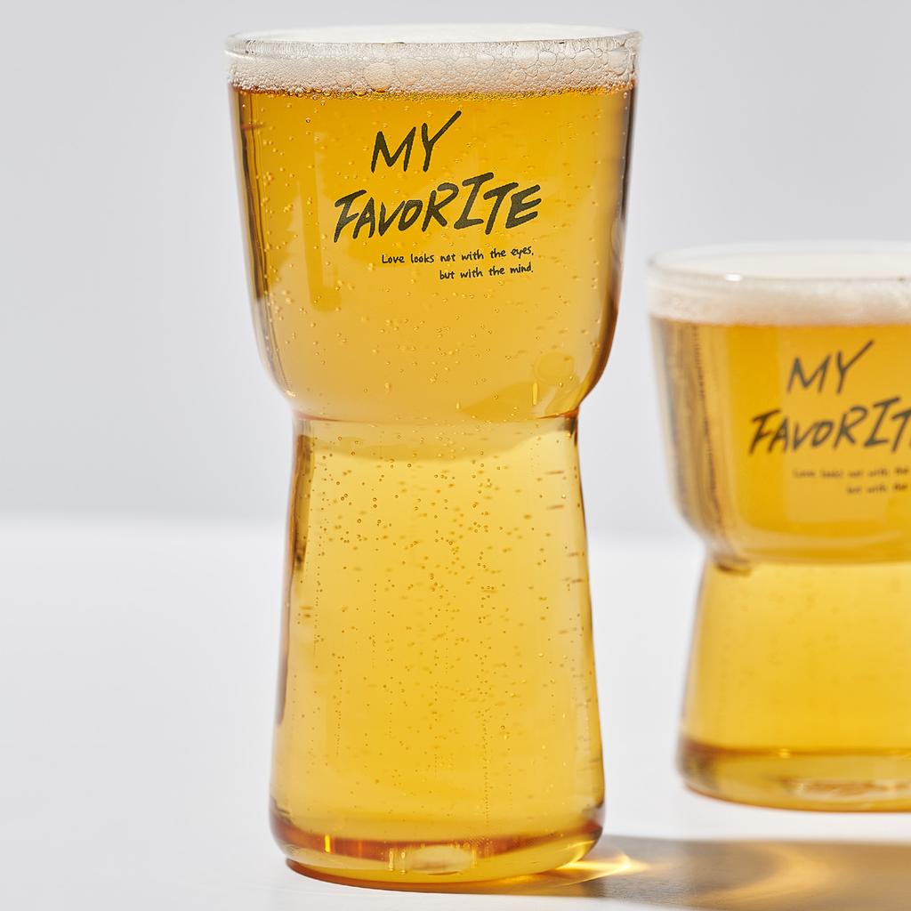 LASSIETTE Můj oblíbený skleněný hrnek (350 ml, 450 ml) Nádobí zelené