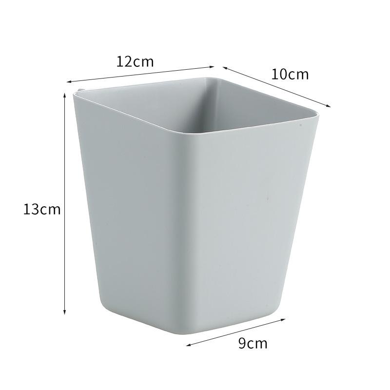 Hängender Schreibtischwagenkorb & Schreibtisch-Organizer für das Wohnheim: Kosmetikwagen, Aufbewahrungsbox, Aufhängerohr, Stifthalter und Aufbewahrungseimer.