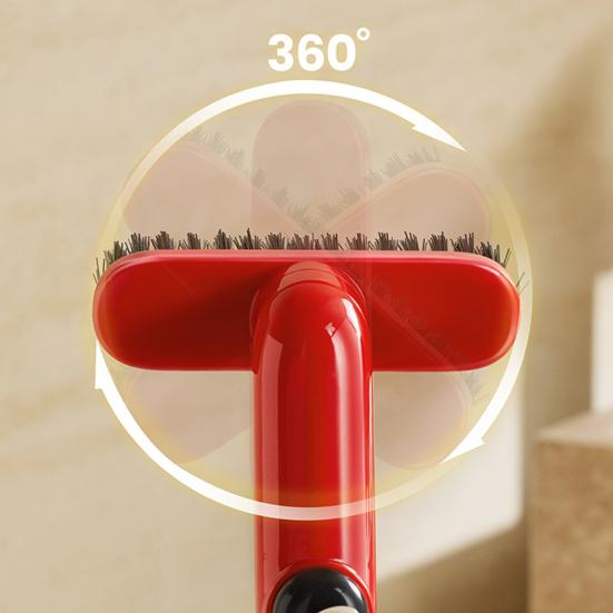 Crevice Cleaning Brush with Ergonomic Comfort Handle 360-Degree Rotating Head Handheld Crevice Cleaner