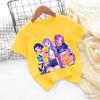 Kpop Demon Hunters Huntrix T-shirt Women Man 2026 Summer Short Sleeve Tee Anime Print Streetwear Casual Tops Kids Clothing Y2k