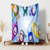 1pz Coperta Stampa Oddbods, Coperta Leggera per Divano, Letto - Morbida e Calda, Regalo per Tutte le Stagioni come Natale, Halloween