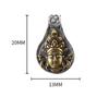 Elegant Double-Sided Green Tara & Yellow Jambhala Bodhi Bracelet with Wenge Clip Accessory