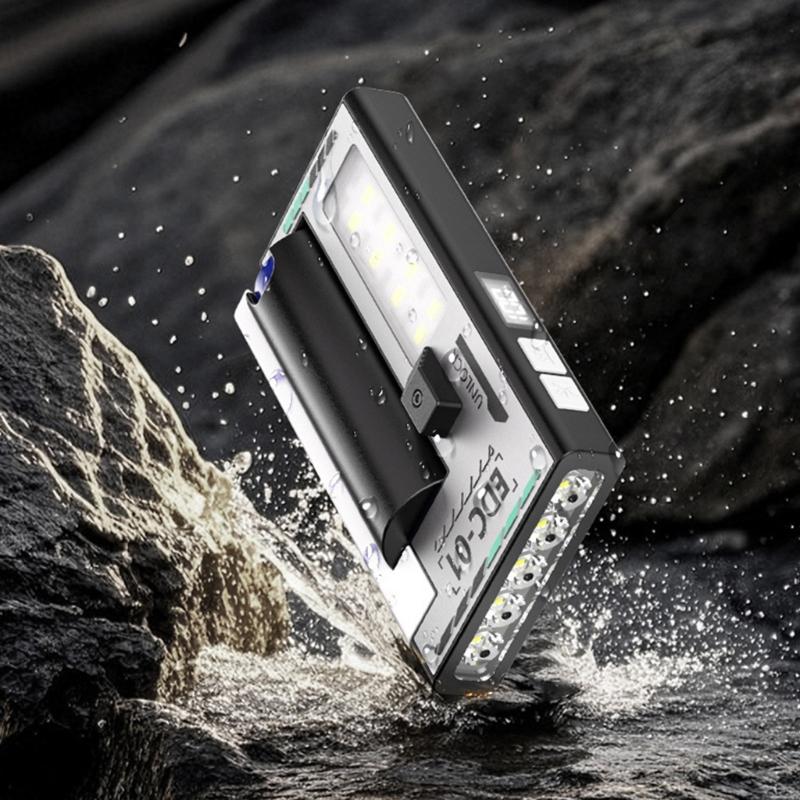 High Brightness LED Outdoor Lamp Features Type C Fast Charging Removable Battery and Multiple Light