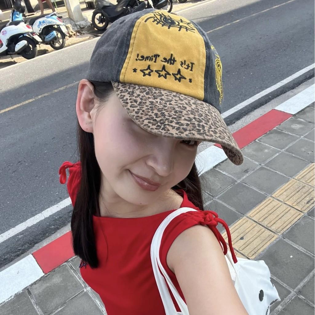 Inspired Punk Stylish Baseball Hat With Distinctive Leopard Print For Season Every