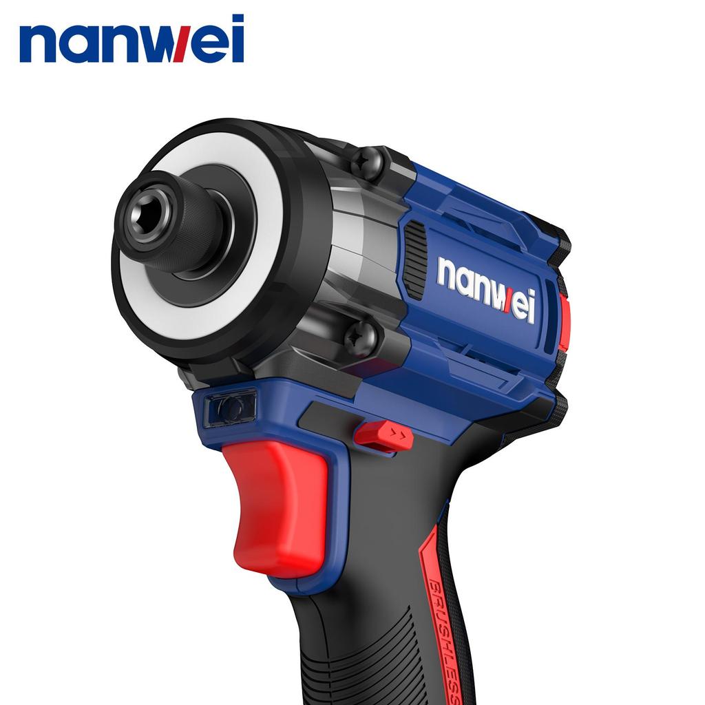 NANWEI 240 Nm Electric Screwdriver 1/4 Inch,with 4-speed Adjustment 60/120/180/240 Nm,3200 Rpm