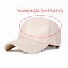 1 stuks PU leren hoed vrijetijds baseballpet minimalistisch verstelbaar oefening platte pet