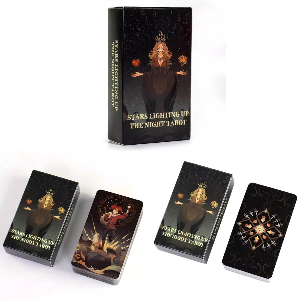 Night Sky Tarot Card Deck With Engaging Logic Puzzle For Game Night Entertainment