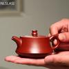 150ml Purple Clay Tea Pot  Home Dahongpao Customized Teaware Handmade Xishi Teapot Kettle Tea Ceremony