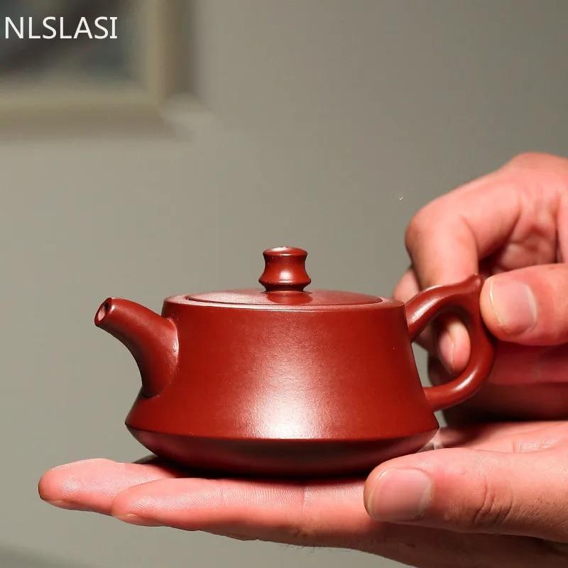 150ml Purple Clay Tea Pot  Home Dahongpao Customized Teaware Handmade Xishi Teapot Kettle Tea Ceremony